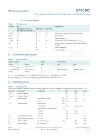 NTS0102GD Datasheet Page 5