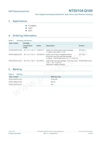 NTS0104UK-Q100Z Datasheet Pagina 2