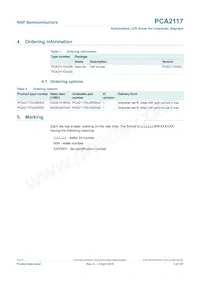 PCA2117DUGS/DAZ Datasheet Page 3
