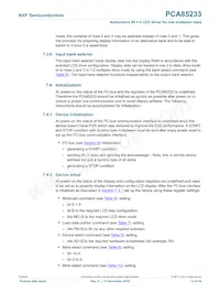 PCA85233UG/2DA/Q1Z Datasheet Page 13