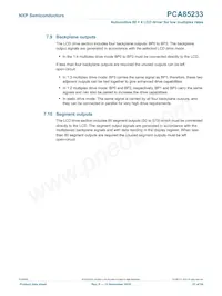 PCA85233UG/2DA/Q1Z Datasheet Pagina 23