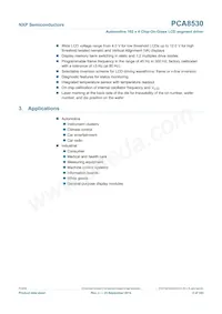 PCA8530DUG/DAZ Datasheet Page 2