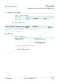 PCA8530DUG/DAZ Datasheet Page 3