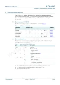 PCA8533U/2DD/2 Datasheet Page 5
