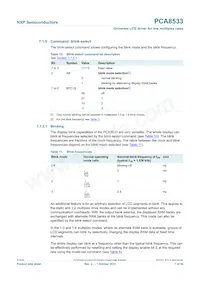 PCA8533U/2DD/2 Datasheet Page 7
