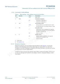 PCA8536AT/Q900/1 Datasheet Page 9