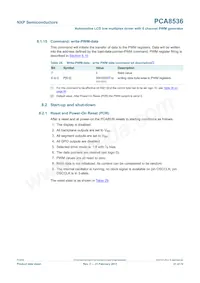 PCA8536AT/Q900/1 Datasheet Page 21