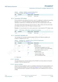 PCA8537BH/Q900/1數據表 頁面 8