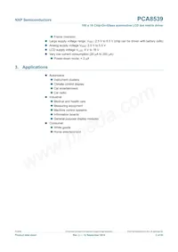 PCA8539DUG/DAZ Datasheet Page 2