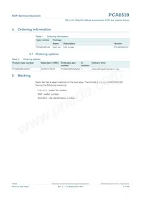 PCA8539DUG/DAZ Datasheet Page 3