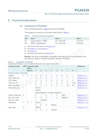 PCA8539DUG/DAZ Datasheet Page 8