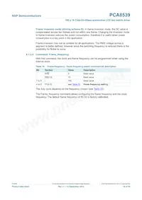 PCA8539DUG/DAZ Datasheet Page 16