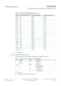 PCA8539DUG/DAZ Datenblatt Seite 17