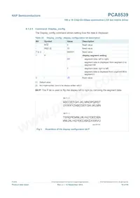 PCA8539DUG/DAZ Datasheet Page 18