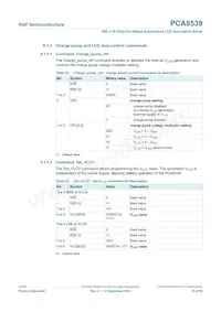 PCA8539DUG/DAZ Datasheet Page 19
