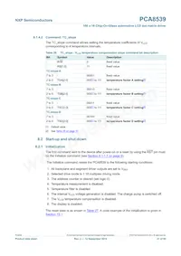 PCA8539DUG/DAZ Datasheet Page 21