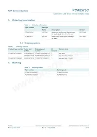 PCA8576CH/Q900 Datasheet Pagina 2