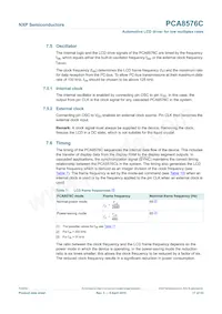 PCA8576CH/Q900 Datasheet Page 17