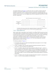 PCA8576CH/Q900 Datasheet Page 19