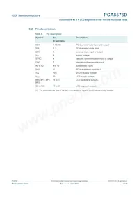 PCA8576DU/2DA/Q2 Datasheet Page 4