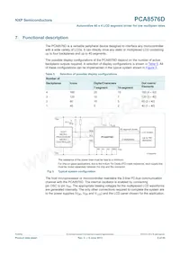 PCA8576DU/2DA/Q2 Datasheet Page 5