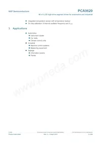 PCA9620U/5GA/Q1 Datasheet Page 2
