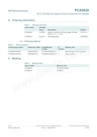 PCA9620U/5GA/Q1 Datasheet Page 3