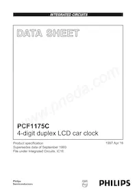 PCF1175CT/F2 Datasheet Cover