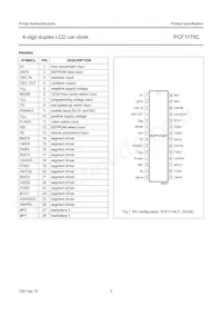 PCF1175CT/F2 Datasheet Pagina 3