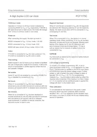 PCF1175CT/F2 Datasheet Page 6