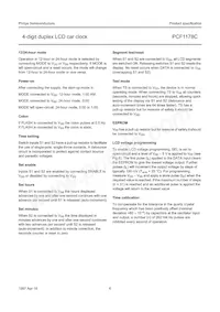 PCF1178CT Datasheet Page 6