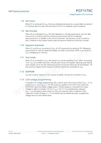 PCF1179CT Datasheet Pagina 8