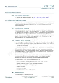 PCF1179CT Datasheet Pagina 15
