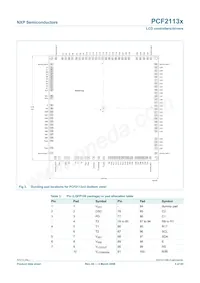 PCF2113AU/10/F4 Datasheet Page 5