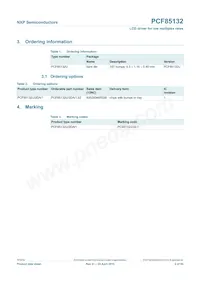 PCF85132U/2DA/1 Datasheet Page 2