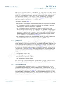 PCF8534AHL/1 Datasheet Page 20