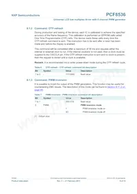 PCF8536AT/1 Datasheet Page 8