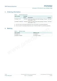 PCF8562TT/S400/2 Datasheet Page 2