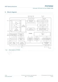 PCF8562TT/S400/2 Datasheet Page 3