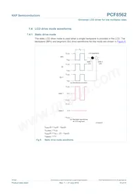 PCF8562TT/S400/2 Datasheet Page 10