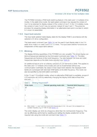 PCF8562TT/S400/2 Datasheet Page 20