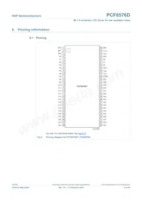 PCF8576DT/F2 Datasheet Page 4