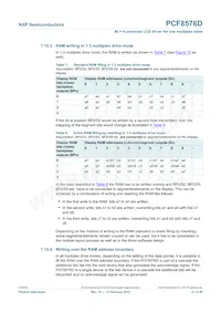 PCF8576DT/F2 Datasheet Pagina 21