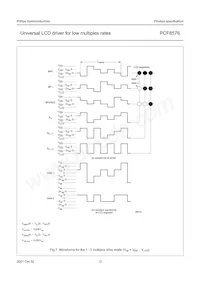 PCF8576T/1 Datasheet Page 12