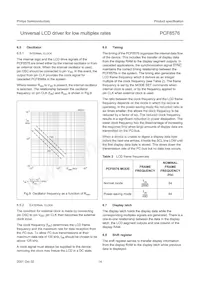 PCF8576T/1 Datasheet Pagina 14