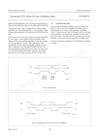 PCF8576T/1 Datasheet Page 20