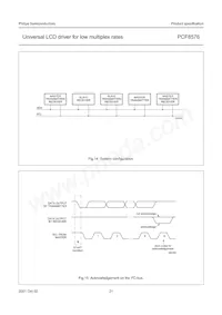 PCF8576T/1 Datasheet Page 21