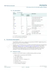 PCF8579T/1 Datasheet Page 7