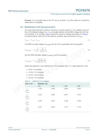 PCF8579T/1 Datasheet Page 8