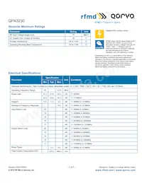 QPA3230 Datasheet Page 2